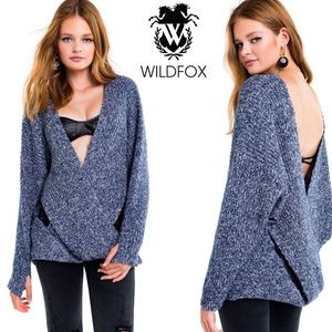Wildfox Drew Sweater Reversible for 2 looks! NWT